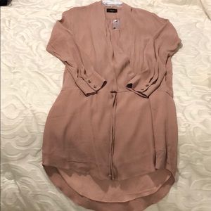 NWOT VICI Pink/Mauve Shirt dress